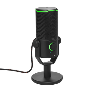 JBL Quantum Stream Studio - Chrome - Quad pattern premium USB microphone for streaming, recording and gaming - Detailshot 2